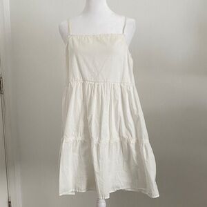 wild fableIvory Layered Dress Large